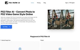 PS2 Filter AI-Convert Photo to PS2 Video Game Style Online Within AI, Free Trail