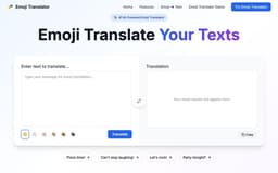 Emoji Translator-Emoji Translator - Best Text to Emoji Translator Online